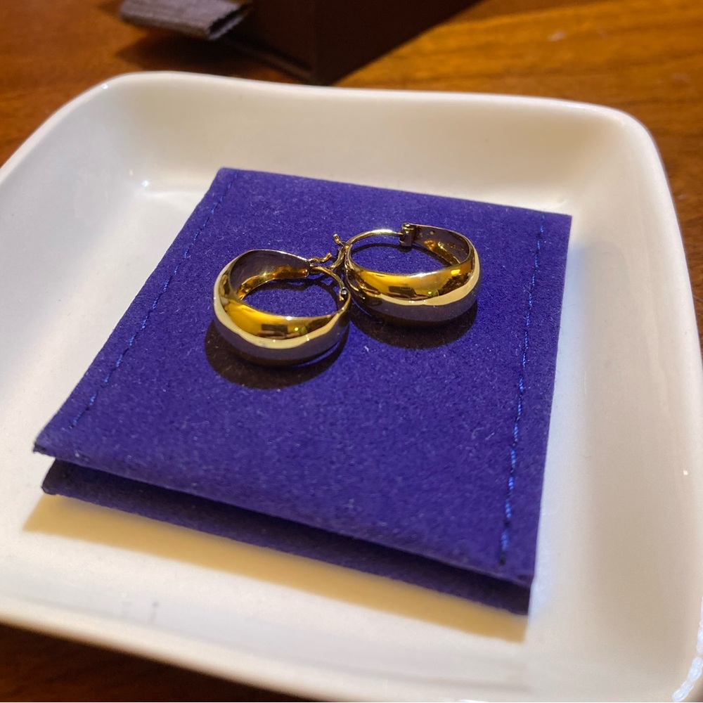 Linjer Jorunn 18k gold vermeil earrings - Picture 2 of 7